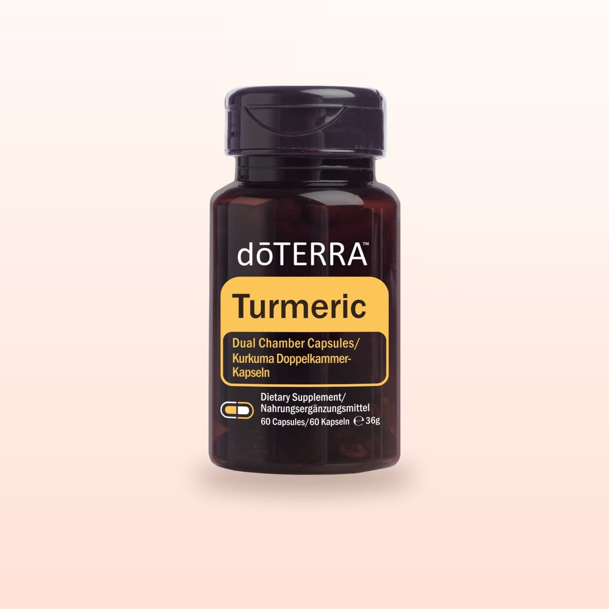 doTERRA Turmeric Dual Chamber Capsules 60 Kapseln Produktfoto