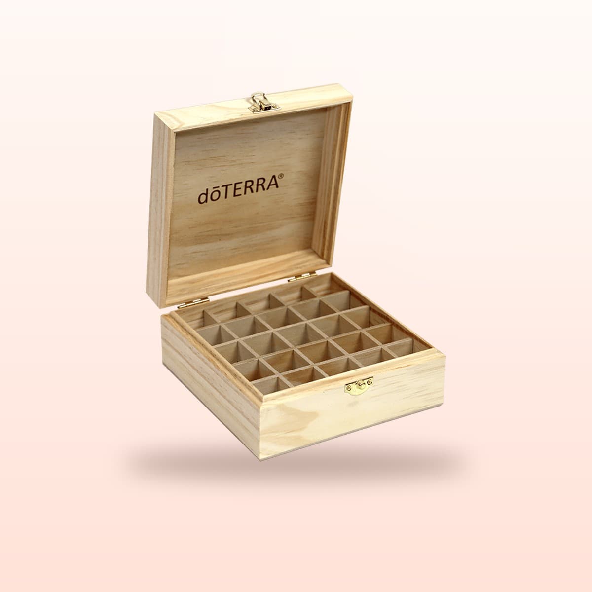 doTERRA Wooden Box mit Logo Produktfoto