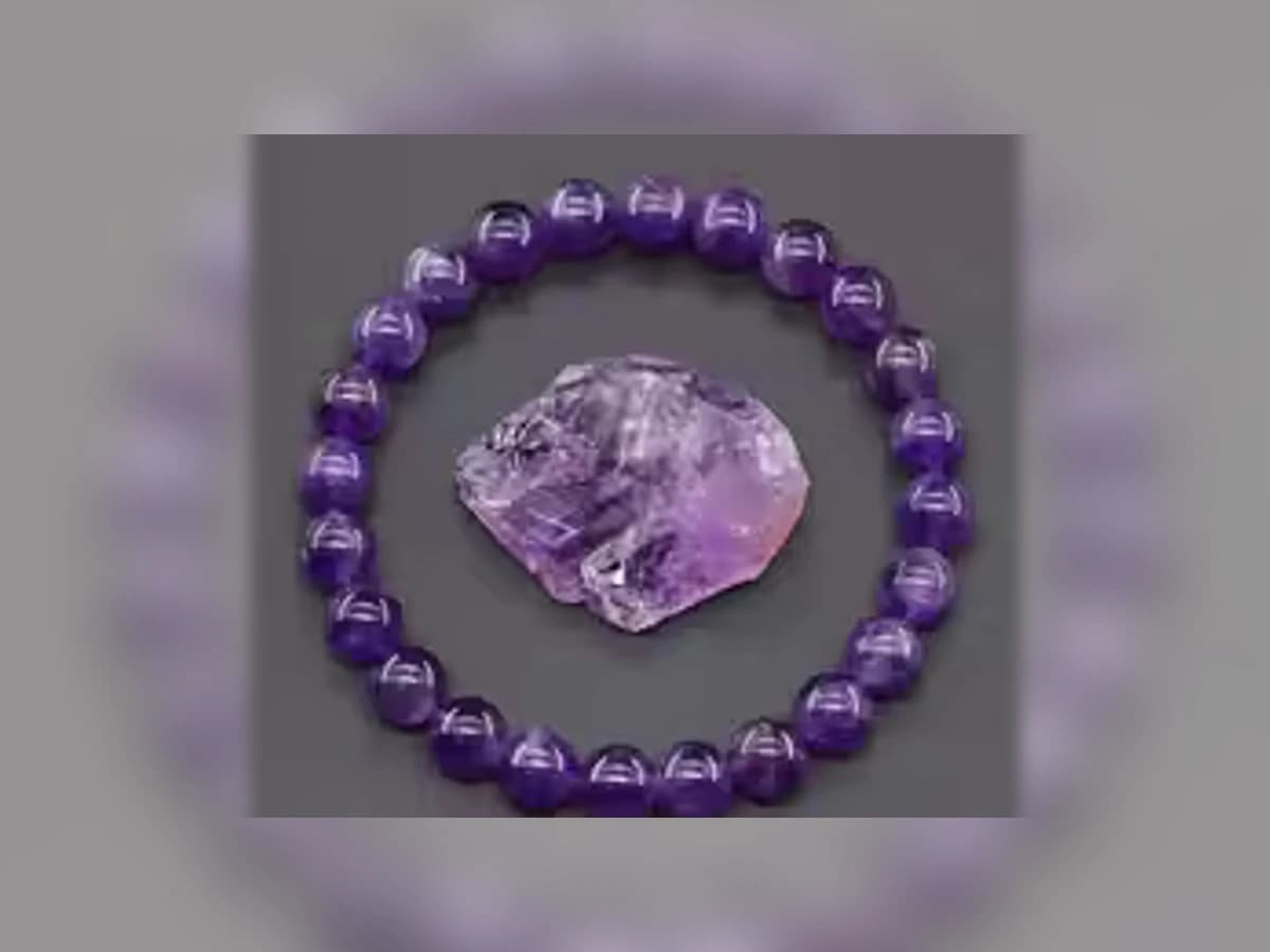 Amethyst-Natursteinarmband in der Ausführung Atelier