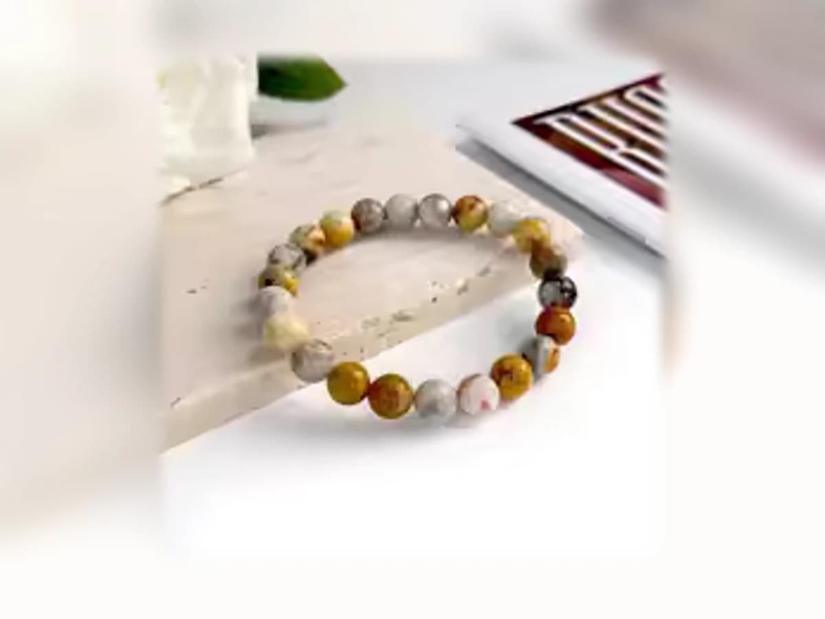 Crazy-Lace-Achat-Natursteinarmband in der Ausführung Licht