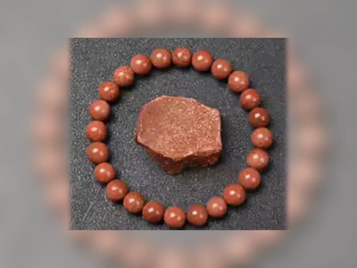 Goldsandstein-Natursteinarmband in der Ausführung Erde