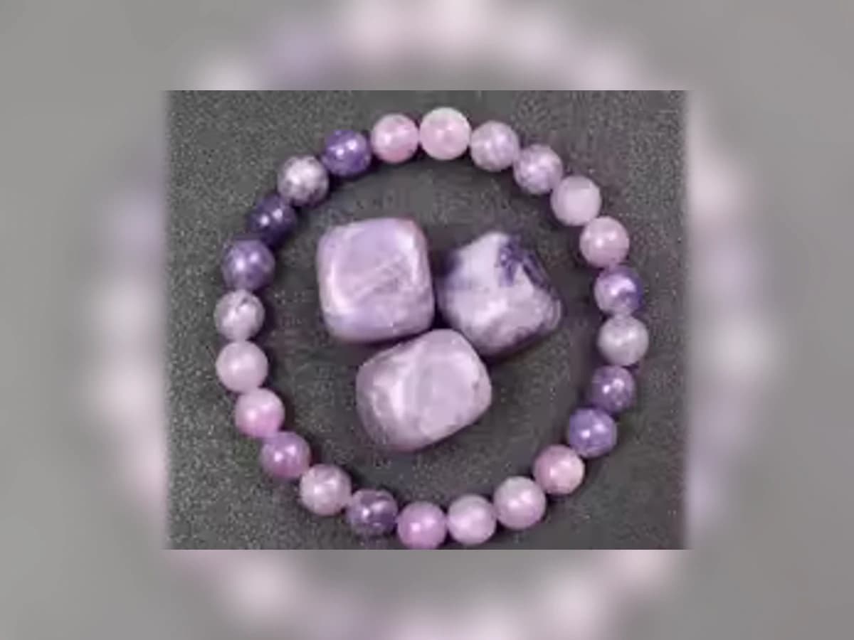 Kunzit-Natursteinarmband in der Ausführung Erde