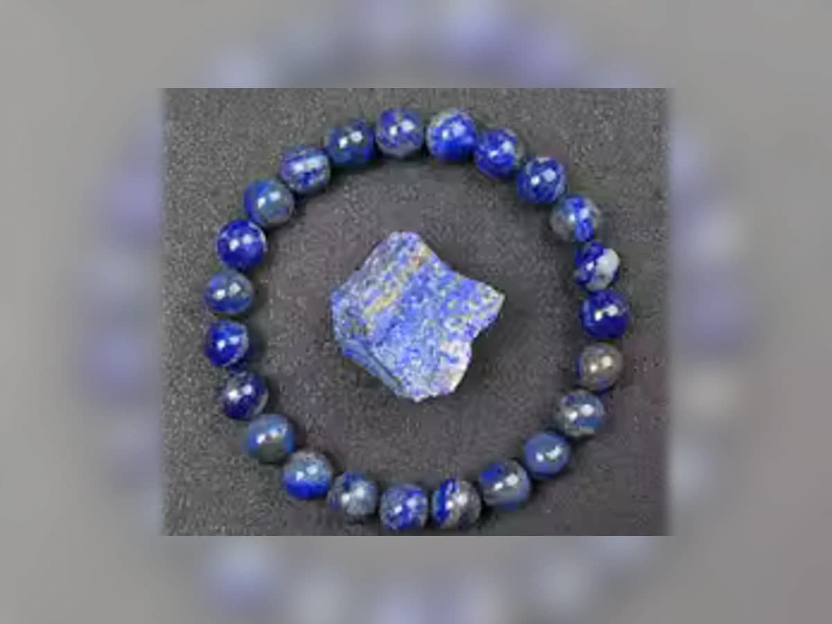 Lapislazuli-Natursteinarmband in der Ausführung Erde