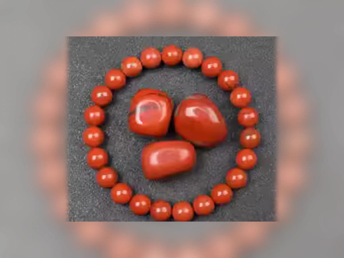 Roter Jaspis-Natursteinarmband in der Ausführung Erde