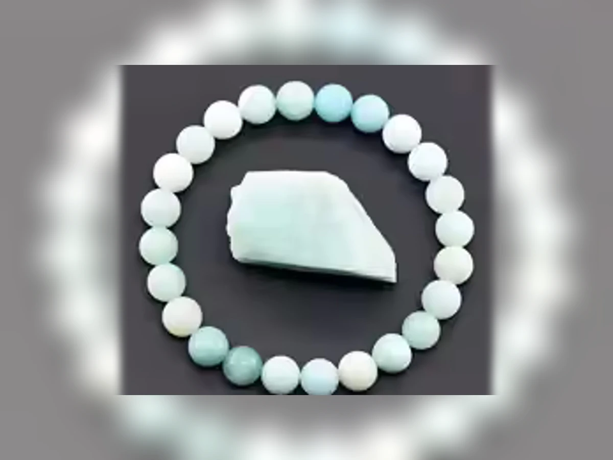 Tee-Wassermelonenstein-Natursteinarmband in der Ausführung Atelier