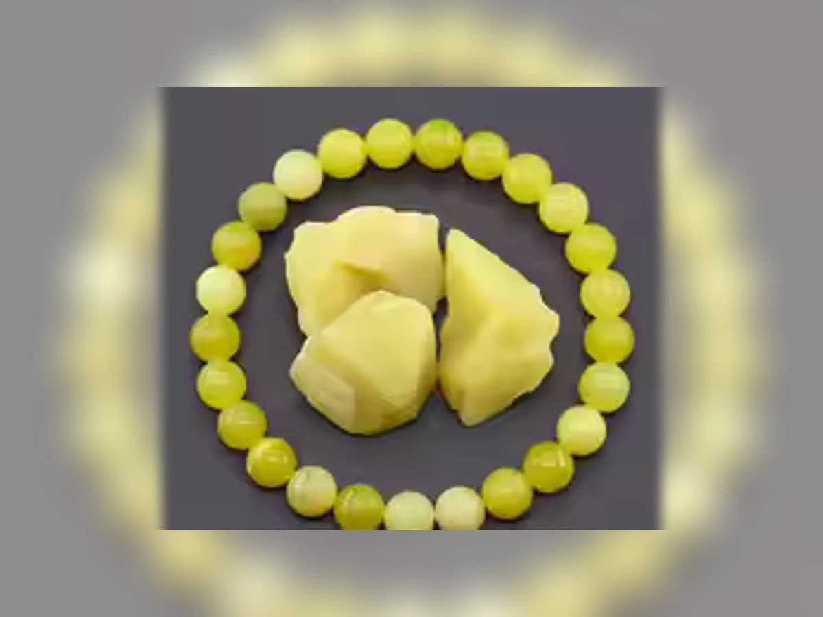 Zitronenjade-Natursteinarmband in der Ausführung Atelier