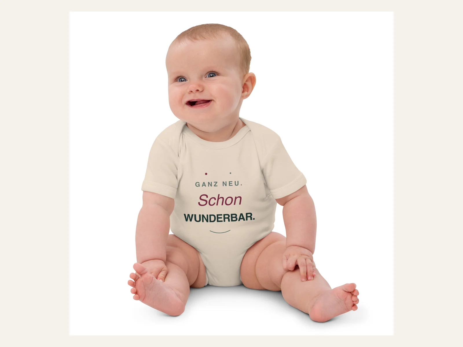 Ganz neu. Schon wunderbar. – Baby Bio-Body in Natur – Baby-Lifestyle